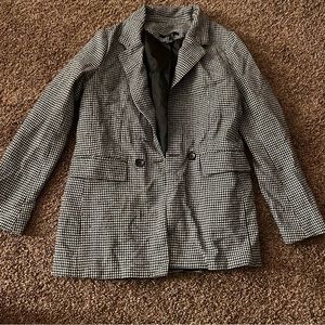 Forever 21 Houndstooth Oversized Blazer